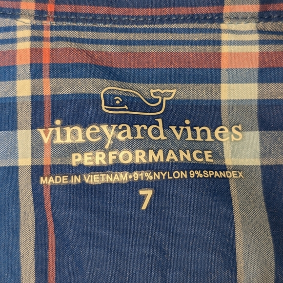 Boy's Vineyard Vines Performance Button Down Shirt (Sz 7) - Picture 3 of 4
